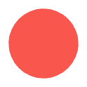 Fully colored large circle